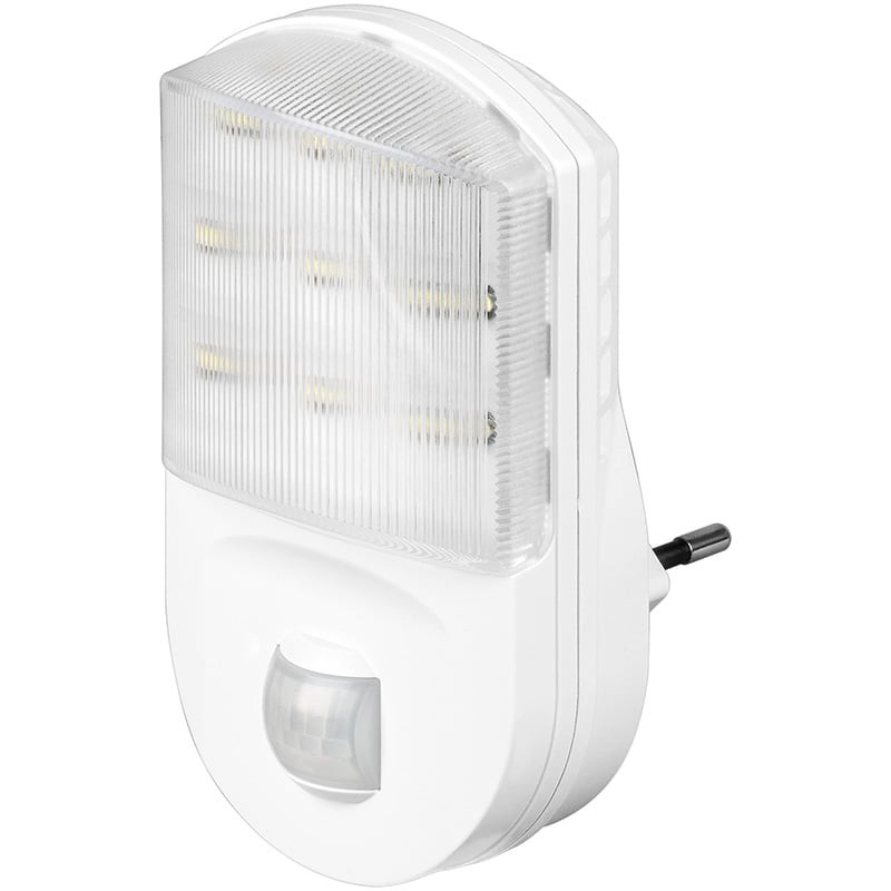 lampada da presa goobay - luce notturna led con sensore di movimento