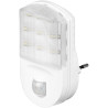 lampada da presa goobay - luce notturna led con sensore di movimento