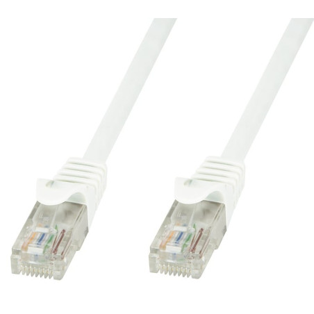 cavo di rete techly patch in cca cat.6 bianco utp 3m