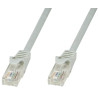 cavo di rete techly patch in cca cat.6 grigio utp 7,5m