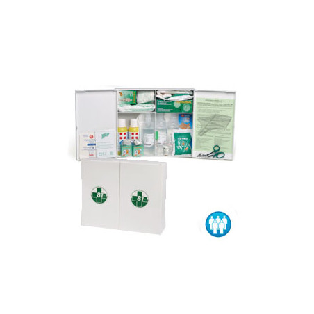 armadietto p. soccorso in plastica bianco 102p oltre 3 persone [cps521]