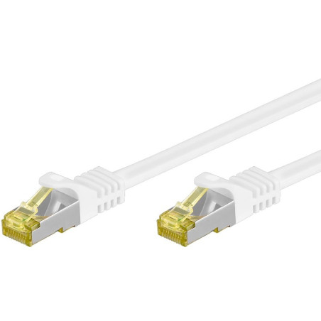cavo patch cat.7 plug rj45 6a s/ftp lszh 1m bianco