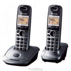telefono ip panasonic 2p grigio [kx-tg2512pdt]