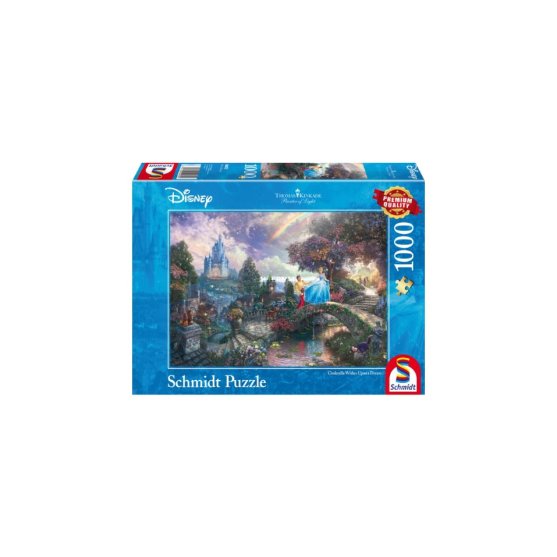 schmidt spiele 59472 puzzle - disney cinderella 1000 pezzi