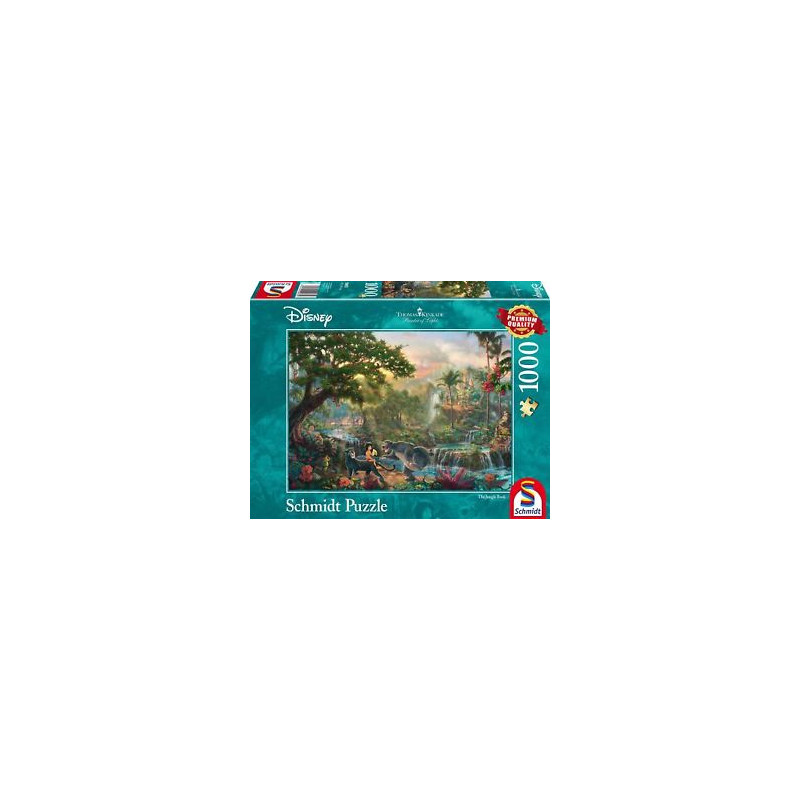 schmidt spiele 59473 puzzle - disney il libro della giungla 1000