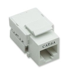 Frutto keystone rj45 cat.6a utp bianco