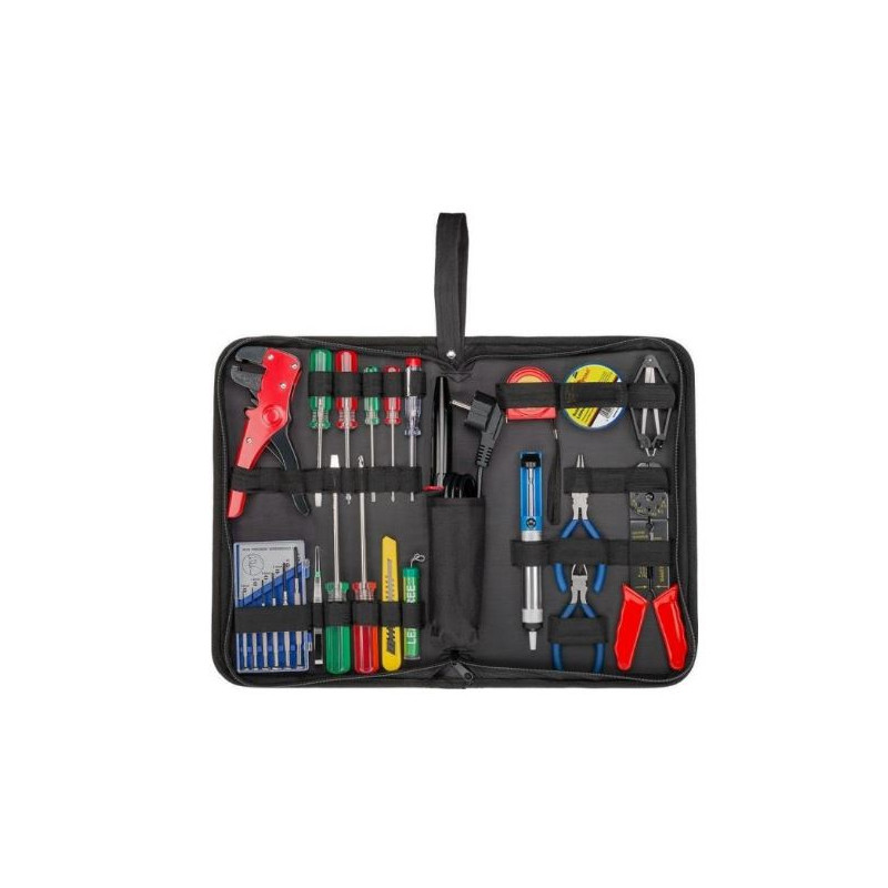 kit valigetta portautensili goobay 20 utensili + set di saldatura