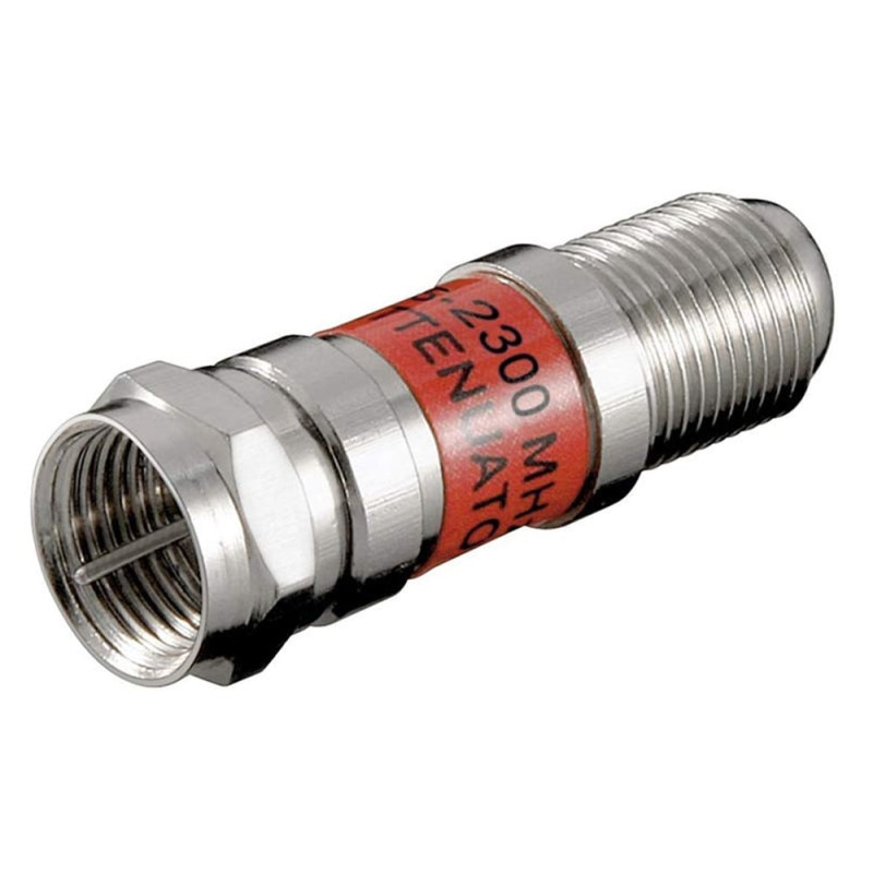 attenuatore per satellitare goobay sat 12db f/f maschio/femmina