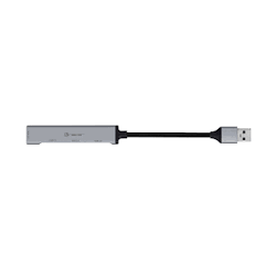 hub usb tracer usb 3.0 h41 4 porte argento [trapod47000]