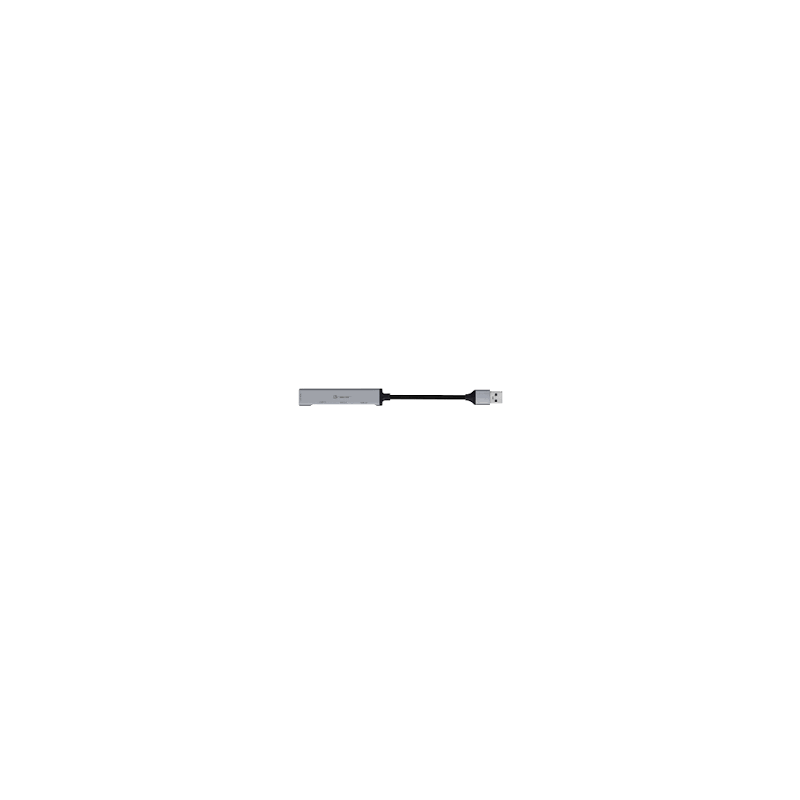 hub usb tracer usb 3.0 h41 4 porte argento [trapod47000]