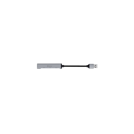 hub usb tracer usb 3.0 h41 4 porte argento [trapod47000]
