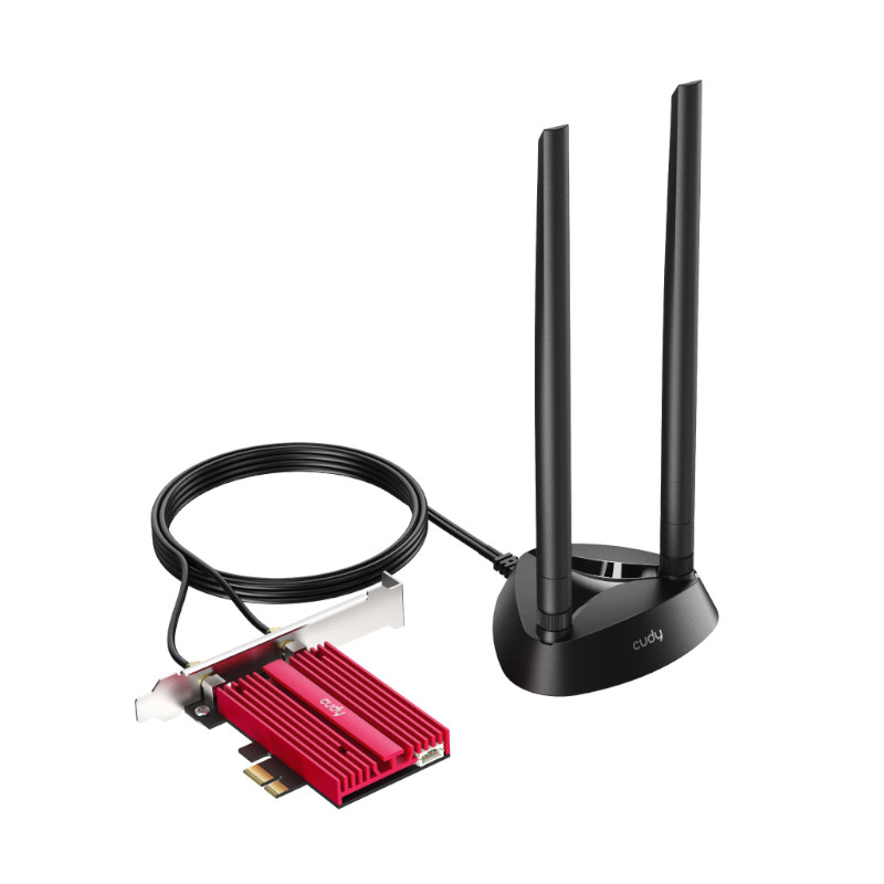 scheda di rete cudy we4000 adattatore pcie wi-fi 6/6e bluetooth