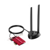 scheda di rete cudy we4000 adattatore pcie wi-fi 6/6e bluetooth