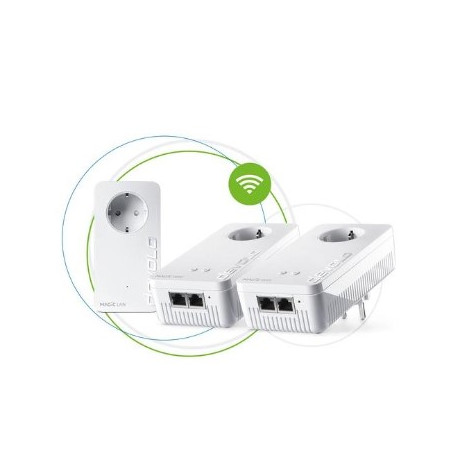 powerline devolo magic 2 wifi next multiroom kit bianco [8625]