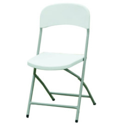 Sedia pieghevole in plastica 43x43cm - h83cm [cd40]