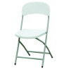 Sedia pieghevole in plastica 43x43cm - h83cm [cd40]