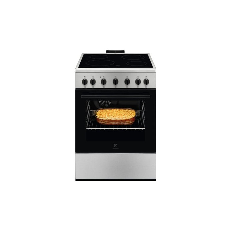 cucina elettrica electrolux lkr620066x classe a acciaio inossidabile/nero