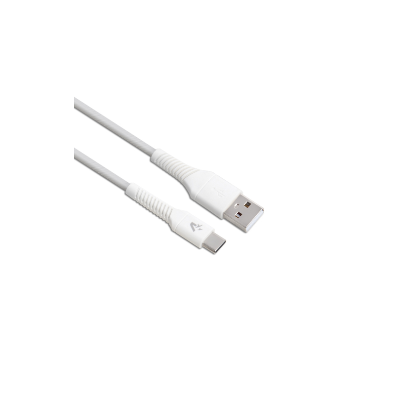 cavo vultech per smartphone da usb a tipo-c 1.2m 3.0a 60w bianco