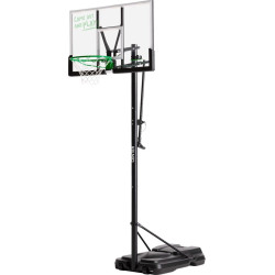 palo da basket salta center 230-305cm verde/nero [5133]