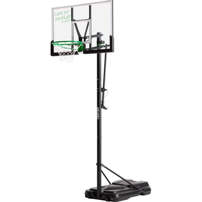 palo da basket salta center 230-305cm verde/nero [5133]
