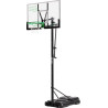 palo da basket salta center 230-305cm verde/nero [5133]