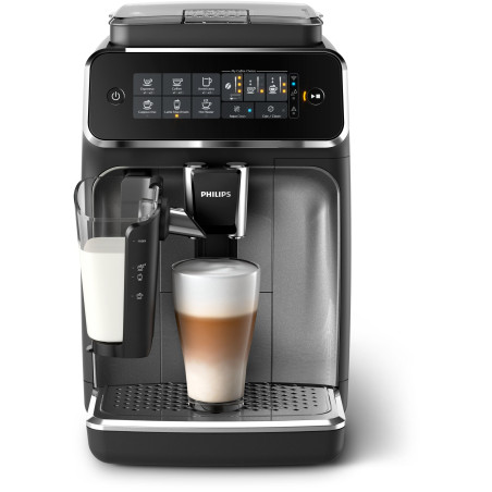macchina da caffe' espresso philips a capsule 1.8l 1500w nero/acciaio