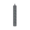 multipresa tracer powerline+ 5 prese 3m grafite