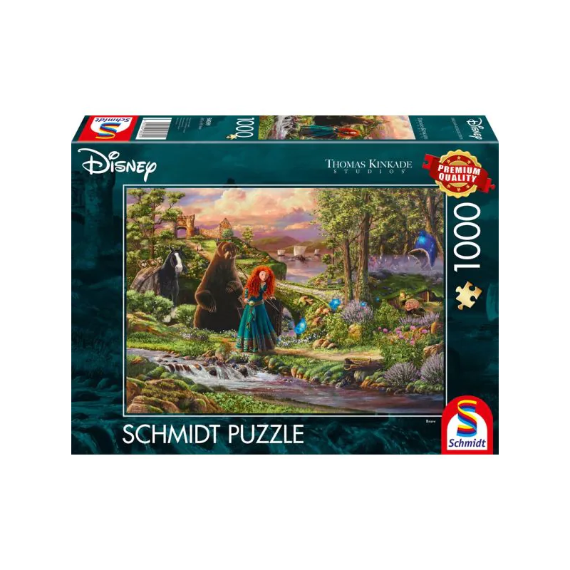 puzzle schmidt spiele 58039 thomas kinkade studios brave merida la
