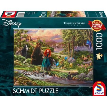puzzle schmidt spiele 58039 thomas kinkade studios brave merida la