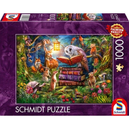 puzzle schmidt premium quality games storie della foresta di notte