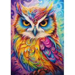 puzzle schmidt gufo vestito da pappagallo 1000pezzi [59782]