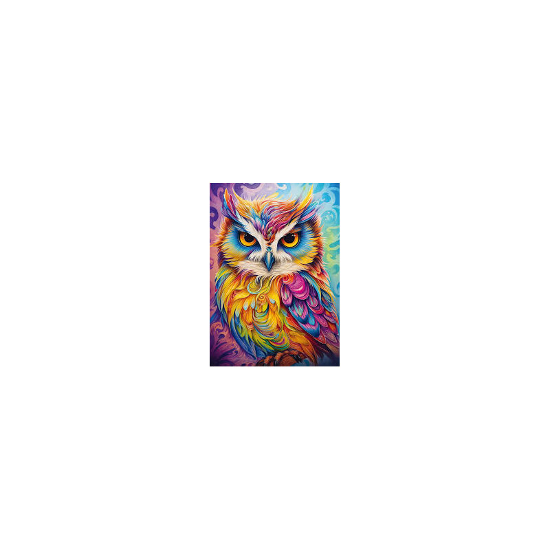 puzzle schmidt gufo vestito da pappagallo 1000pezzi [59782]