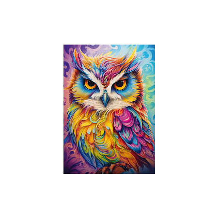 puzzle schmidt gufo vestito da pappagallo 1000pezzi [59782]
