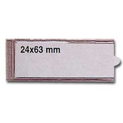 Portaetichette sei rota 10 pz. adesive a1 24x63mm sei [320311]