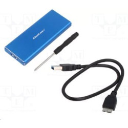 box ssd qoltec ngff 51832/ssd m.2/usb 3.0/2 tb/5 gb/s/blu [51832]