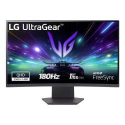 monitor led 27'' lg ultragear 27gs60qn-b da gioco curvo