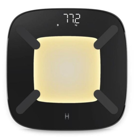 bilancia da bagno homedics scl bbc200 bk3r glo body analyzer nero