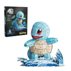 modellino spinmaster 4d build pokemon squirtle blu [6075064]