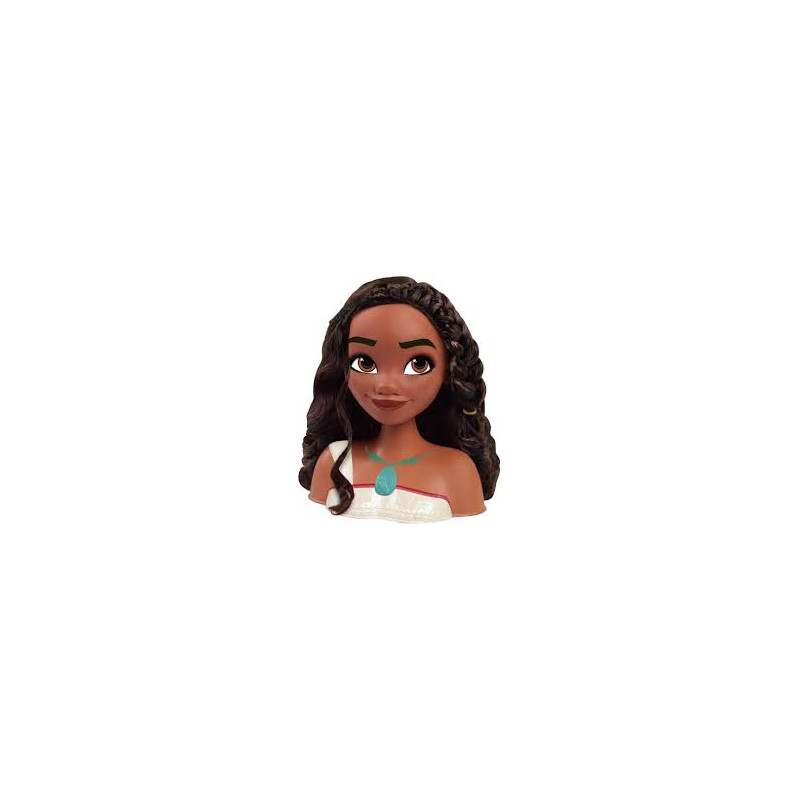 giocattolo just play princess testa per trucco e styling di moana