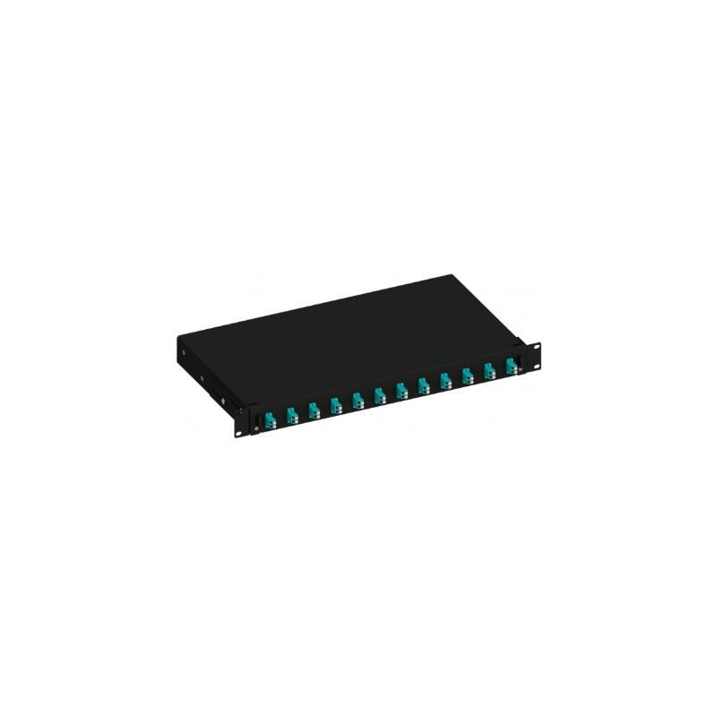 cassetto ottico techly sb-12lcdm3b 19'' con 12 prese