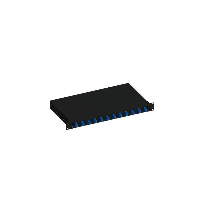 cassetto ottico techly sb-12scssb 19'' con 12 prese sc