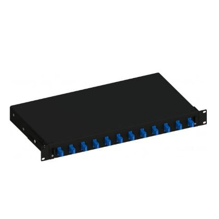cassetto ottico techly sb-12scssb 19'' con 12 prese sc