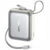 baterria portatile awei as-181 powerbank 10000mah 35w argento