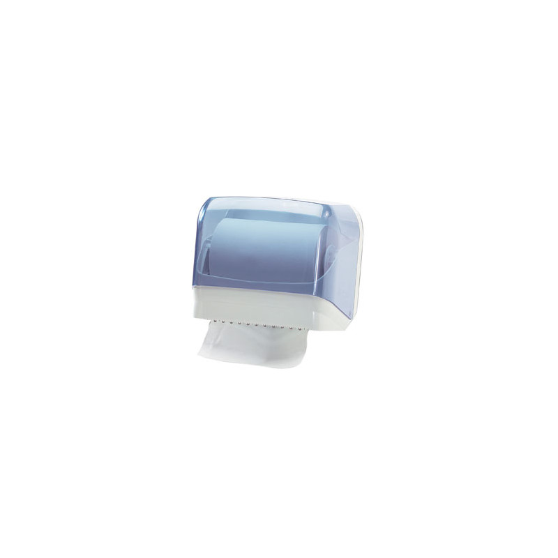 dispenser asciugamani in rotolo/ fogli trasparente/bianco mar plast
