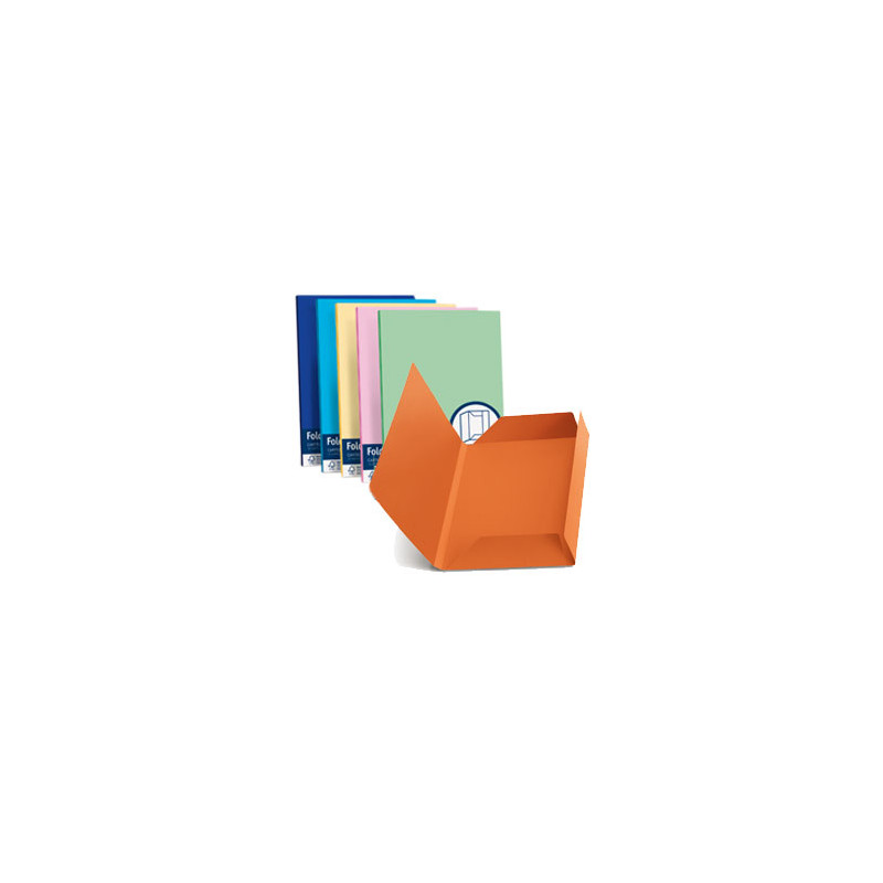 cartellina in cartone a 3 lembi favini 25 pz. rosa 24,5x34,5cm 200gr
