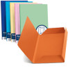 cartellina in cartone a 3 lembi favini 25 pz. rosa 24,5x34,5cm 200gr