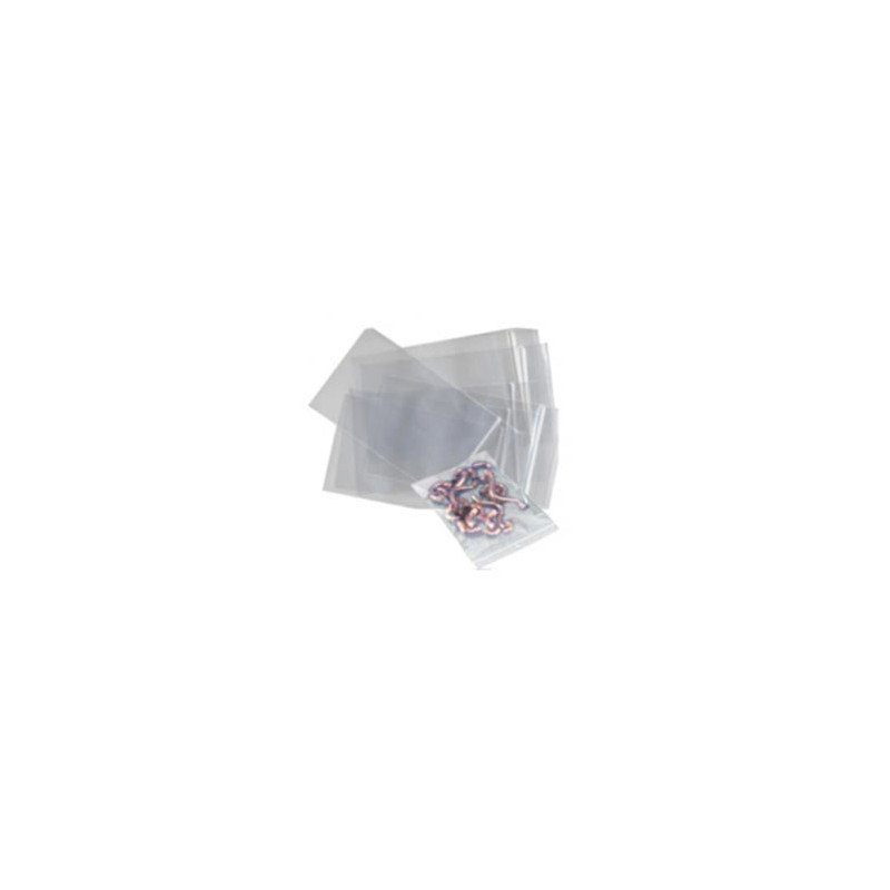 100 sacchetti zip 15x22cm plastica 45mic. [3085]