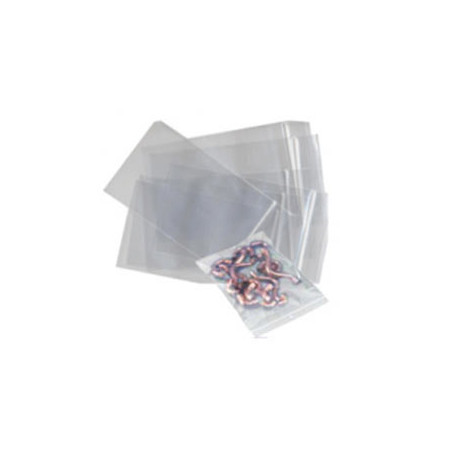 100 sacchetti zip 7x10cm plastica 45mic. [3065]