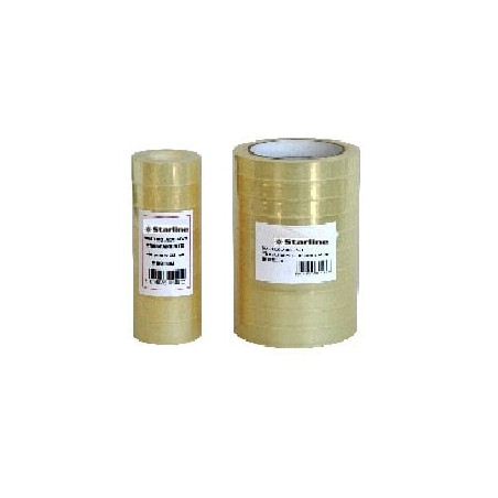 nastro adesivo starline torre 8 rotoli 19mmx10m trasparente [1232]