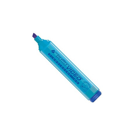evidenziatore tratto video azzurro [830205]
